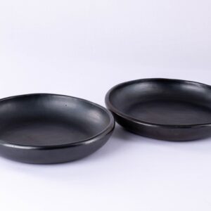 Deep Plate/Dish Concave 10,5 inch Diameter (Set of 2)